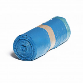 Pytel 35l 50x60 modré zatahovací 0,03mm 15ks
