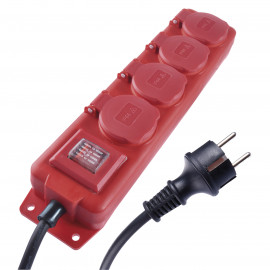 Prodlužovací kabel 4x10m s vypínačem IP44