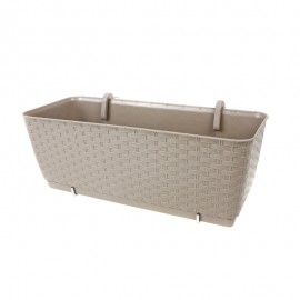 Květináč RATOLLA PW mocca 38x15x14cm
