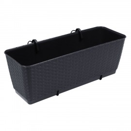 Květináč RATOLLA PW antracit 38x15x14cm