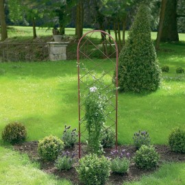 Podpora Classic Metal Trellis hnědý 30x120cm