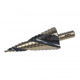  Vrták stupňovitý HSS TiAIN | 4-20 mm, krok 2 mm (HEX)