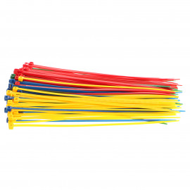 Vázací páska 100x2,5mm 50ks barevná nylon