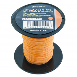 Provázek 50 m, 1,7 mm, oranžový