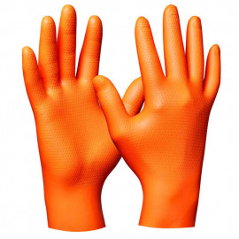 Rukavice NITRIL ORANGE velikost L oranžové