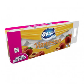 Toaletní papír Ooops! Everyday Peach 10 rolí třívrstvý