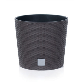 Květináč RATO round tmavě hnědý 25cm