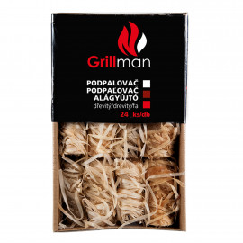GRILLMAN Dřevitý podpalovač 24 ks