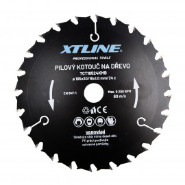 Kotouč pilový s SK pláty na dřevo kombinovaný 165x1x20mm/24 zubů