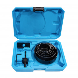 Sada vykružovacích korunek 8 dílů | 51-102 mm, plastový box