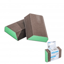 Brusná houba tuhá zkosená | 100x70x25 mm, zr. 120