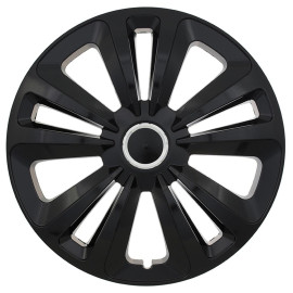 Puklica 16 TERRA RING BLACK sada 