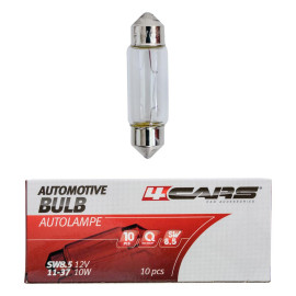Autožárovka SW8,5 10W 12V 11x37 10ks