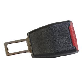 Zarážka bezpečnostního pásu s upínacím mechanismem