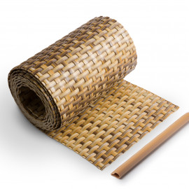 Zakončení na plotový pás hnědá