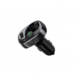 FM vysílač T typ Bluetooth, 2x USB, microSD