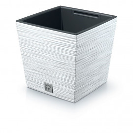Květináč Furu SQ Low bílý 24cm