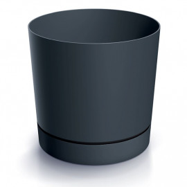 Květináč TUBO P antracit 17,8cm