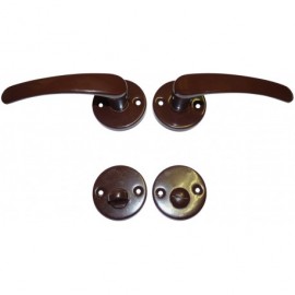 Klika MICHAELA rozeta WC Hnědá