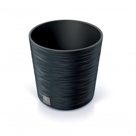 Květináč Furu R černý 25cm