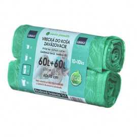 Sáčky do koše s uchem 2x10ks 60l ECO