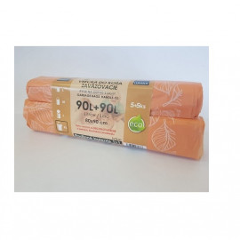 Sáčky do koše s uchem 2x5ks 90l ECO