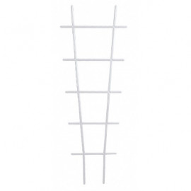 Podpěra na květiny DRAB žebřík 50cm bílá
