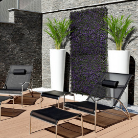 Zelená stěna VERTICAL LAVANDA 1x1m