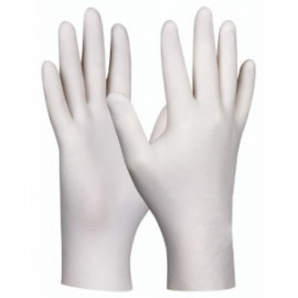 Rukavice LATEX velikost L / 80ks bílé