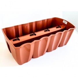 Květináč CROWN terakota 58x28x20cm