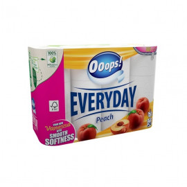 Toaletní papír Ooops! Everyday Peach 24 rolí třívrstvý