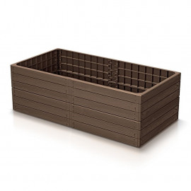 Vyvýšený záhon BASE WOODY 149,2 cm hnědý