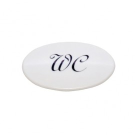 Znak WC bílý Elegant